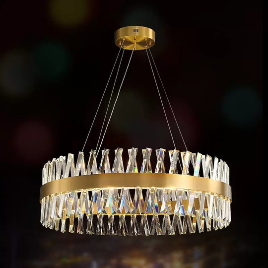 Люстра подвесная, медный, стекло, ROYAL 60*25, металл, LED.