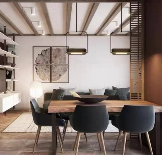 Люстра черная Eloraq, металл, 38*27 см, светодиодная, LED