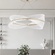 Люстра подвесная, медь, ПММА, HERVEY 100*24, металл, LED