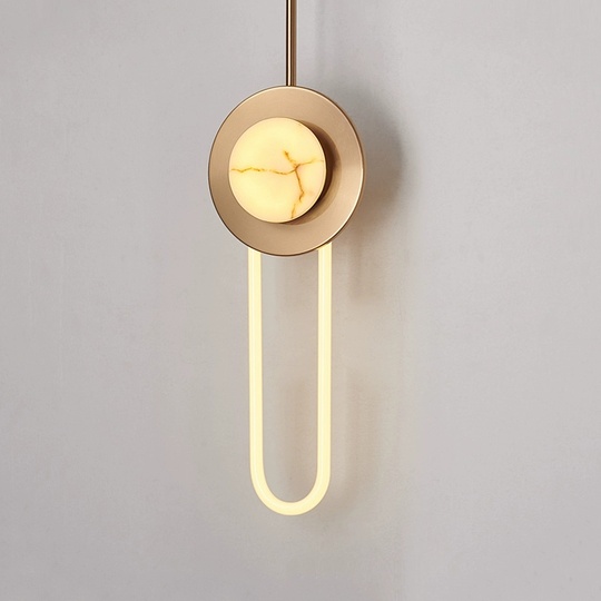 Настенный светильник, Бра, HUBERT 20*150, бронза, металл, LED.