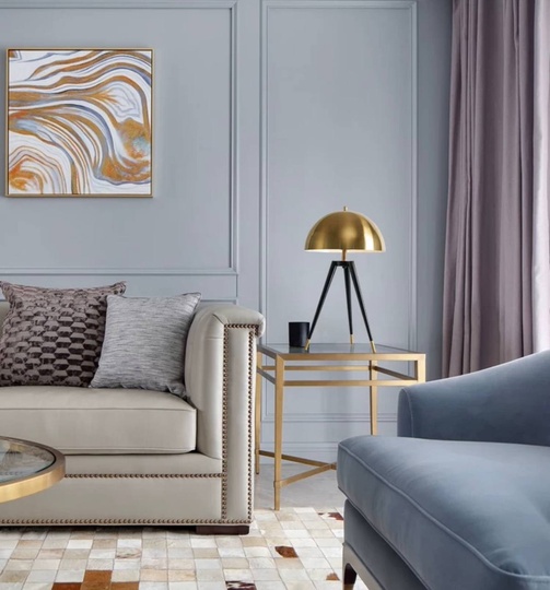 Настольная лампа ROCKET 35*65, античная бронза, черный, металл