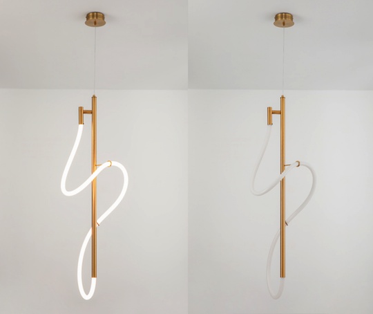 Подвесной светильник MAI HE MAI бронза, 110*40 см. ULTRA LINE, LED, 25 Вт