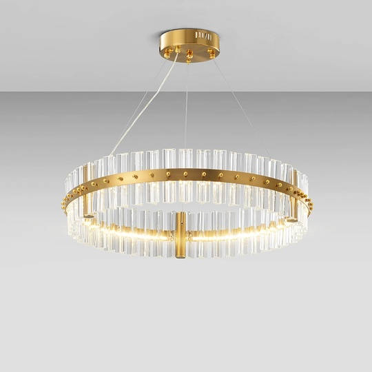 Люстра подвесная, бронза, кристалл, ANTIQUE 50*15, металл, LED.