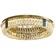 Потолочный светильник, золото, хрусталь, AMELLI 50*13 металл, LED.