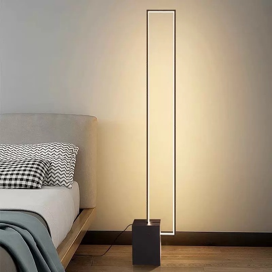 Торшер черный Aloryn, 20*140 см, LED, металл, 48 Вт