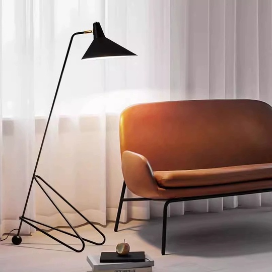 Торшер черный Viva, 57*156 см, Е27, металл, 15 Вт