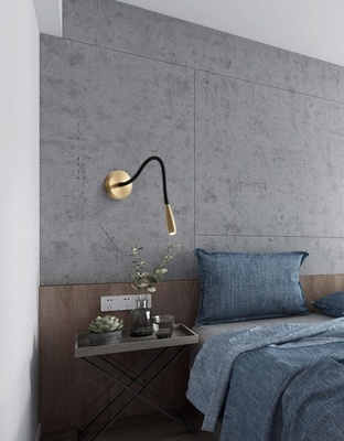 Настенный светильник (Бра) FLEXI MALANU, латунь, светодиодный