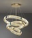 Люстра подвесная, золотой, хрусталь, AYSOY 40*60*80, металл, LED.