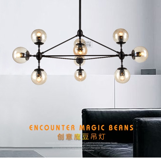 Дизайнерский светильник черный 104*60 см, led, железо, железо