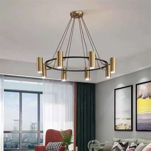 Люстра подвесная, бронза, ПММА, ALAN 70*150, металл, GU10