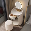 Туалетный столик для макияжа Light с пуфиком и зеркалом, 60х60х73 см