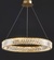Люстра подвесная, медь, хрусталь, MASON 50*8 металл, LED