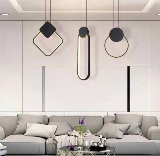 Светильник потолочный, черный, Elyra, металл, 20*26 см, светодиодная, LED