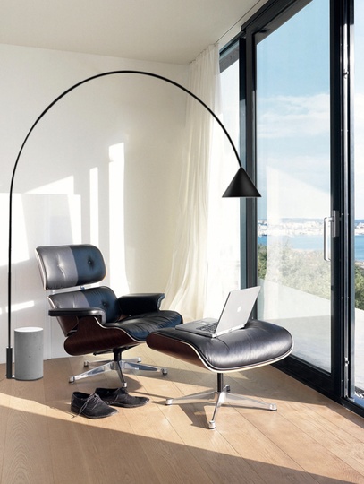 Напольный светильник черный Paolo Cappello, E27, 15 Вт