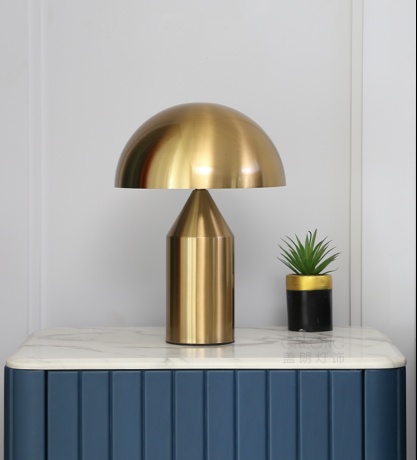 настольная лампа золото ATOLLO, 25*38 см