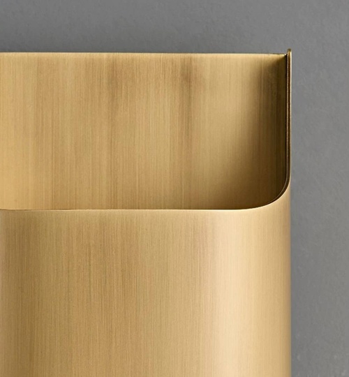 Настенный светильник, Бра, HORACE 10*30, медный, медь, G9.