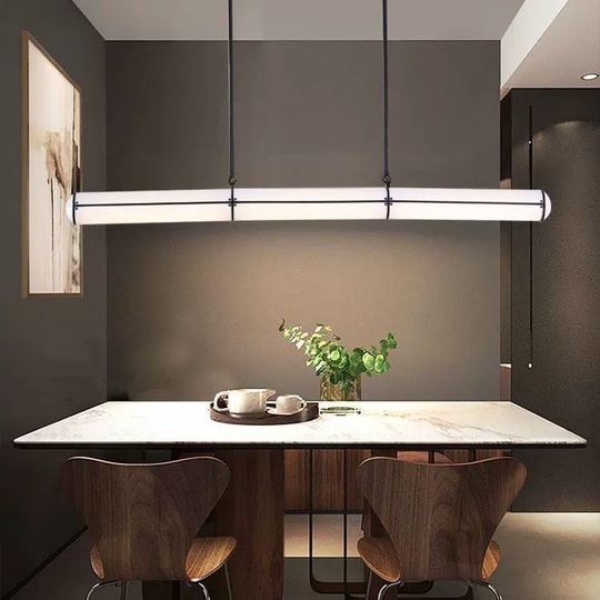 Светильник подвесной, черный, Elurix, металл, 128*10 см, светодиодная, LED