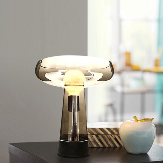 Настольная лампа коричневая 28*35 см, GSMIN