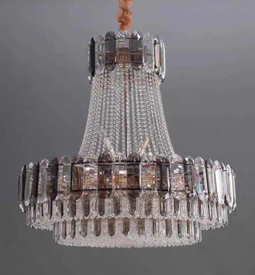 Люстра подвесная, золото, кристалл, CORBIN 80*100 металл, E14.