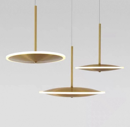 Светильник потолочный, золотой, Evoris, металл, 20*15 см, светодиодная, LED