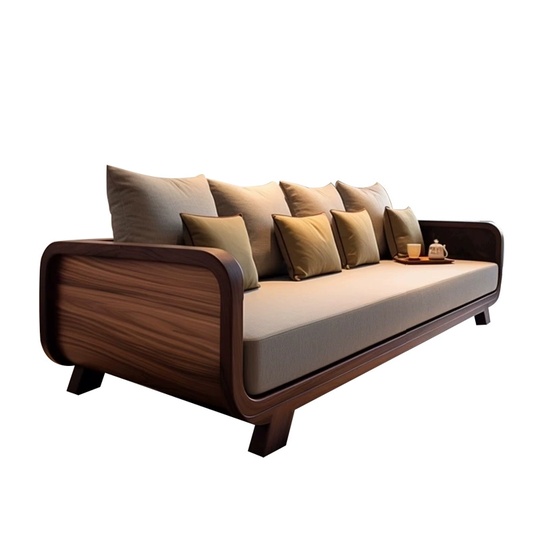 Прямой диван Watson ясень, ткань, 230*85*80 см