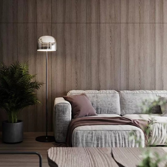 Торшер черный Elorix, 24*135 см, LED, металл, 10 Вт