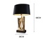 Настольная лампа черная с золотом Namu, 38*68 см, светодиодная, E27
