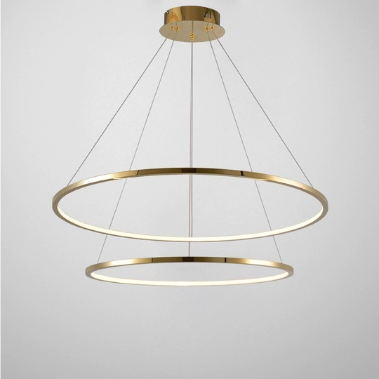 Люстра подвесная, медь, ПММА, MICK 60*80 металл, LED.