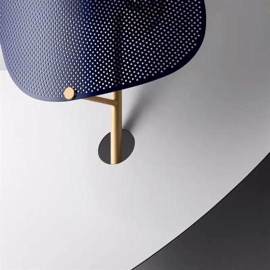 Торшер бело-синий Aerisyn, 55*55*180 см, LED, 5 Вт, мрамор, 5 Вт