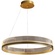 Люстра подвесная, золото, ПММА, MYLES GOLD 60*7, металл, LED