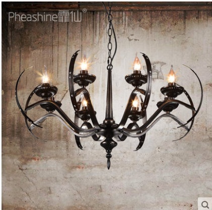 Дизайнерский светильник белый Eluvix, 70*44 см, led, e14, железо, стекло