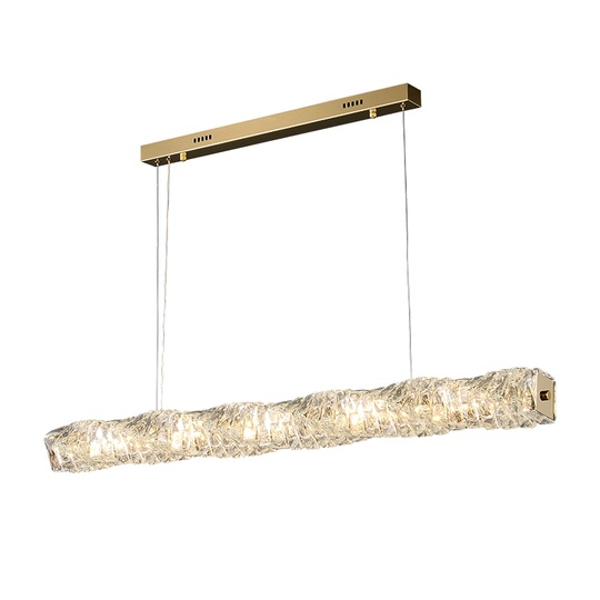 Люстра подвесная, хром, кристалл, ALVIN 120*12, металл, LED.