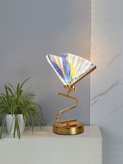 Настольная лампа бабочка BUTTERFLY Color, цветная