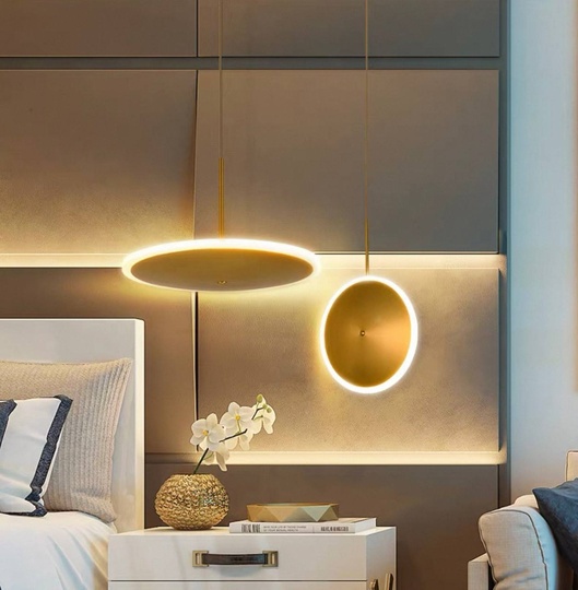 Светильник потолочный, золотой, Evoris, металл, 20*15 см, светодиодная, LED