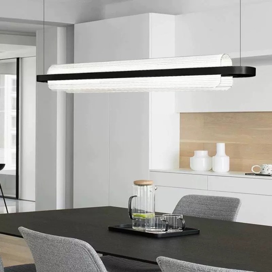 Светильник подвесной, черный, Noah 120*17, металл, LED