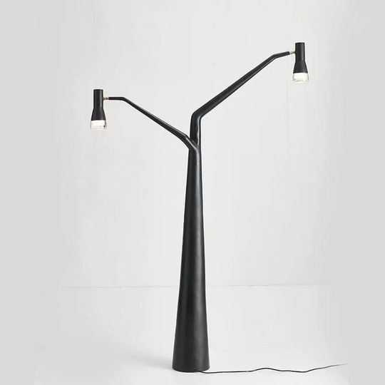 Торшер черный Alverix, 93*160 см, LED, смола, 36 Вт