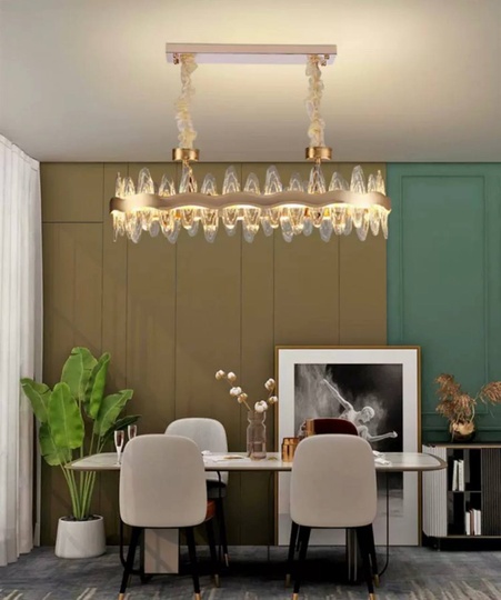 Подвесной светильник MEHMED 85*30, золотой, стекло, LED.