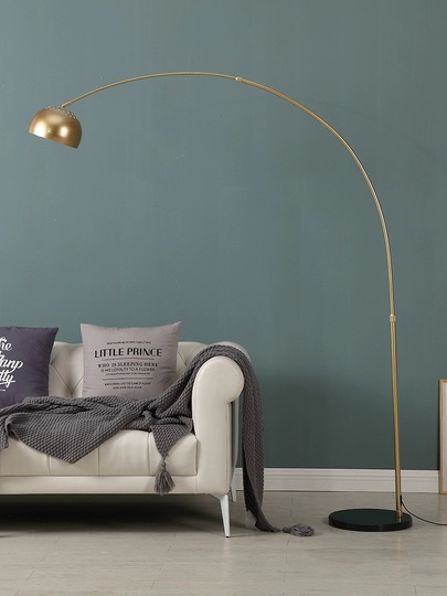 Торшер черный Luxor, 190*45*210 см, Е27, Е27, мрамор, 12 Вт