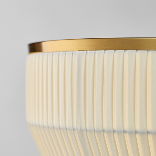 Напольный светильник абажур, черный с золотом COFOT, E27, 15 Вт