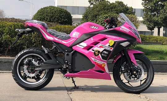 Электромотоцикл SJF (розовый)