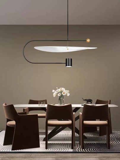 Светильник подвесной, черный, Orvexa, металл, 53*29 см, LED