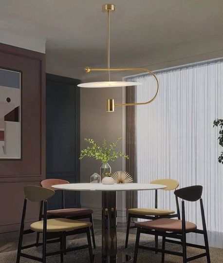 Светильник подвесной, бронза, Ellevap, металл, 53*29 см, LED