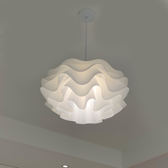 Подвесной светильник MAI HE MAI белый, 50*30 см. Светильник из акрила - PHRENA, E27, 30 Вт