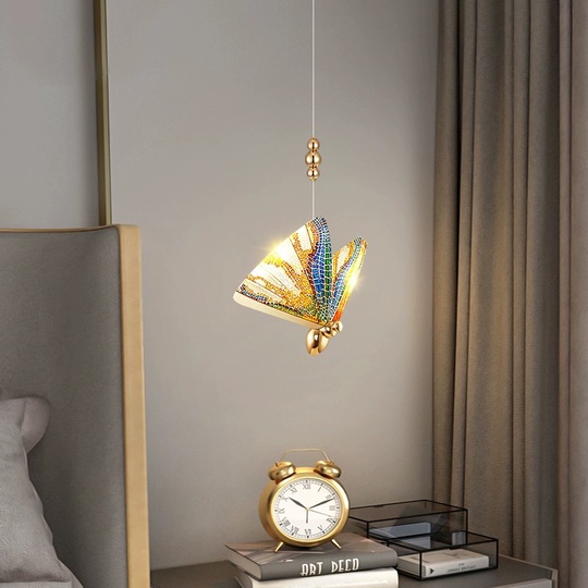 Подвесной светильник золотой Elybron, металл, 22*24 см, светодиодная, LED