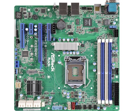 Серверная материнская плата ASRock Rack E3C236D4U