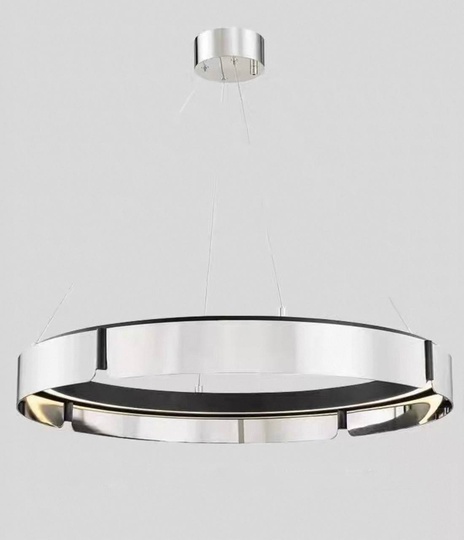 Светильник подвесной серебряный Elunra, металл, 60*15 см, светодиодная, LED