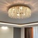 Люстра подвесная, золотой, кристалл, SPARKLING 30*17, металл, E14.