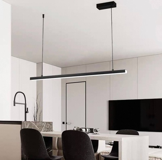 Люстра черная Lumis, металл, 140*200 см, светодиодная, LED