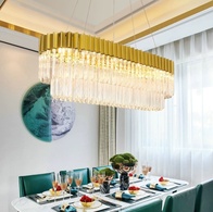 Люстра подвесная, золотой, стекло, AYKUT 80*35, металл, E14.