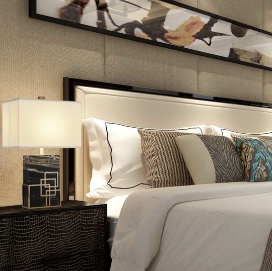 Настольные лампы черного цвета Gayler, 40*63 см